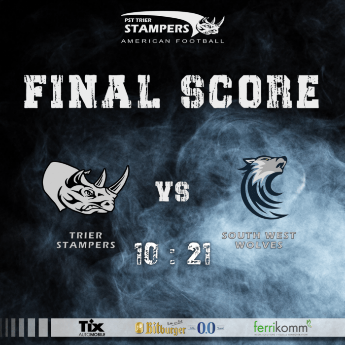 Stampers verlieren Home Opener
