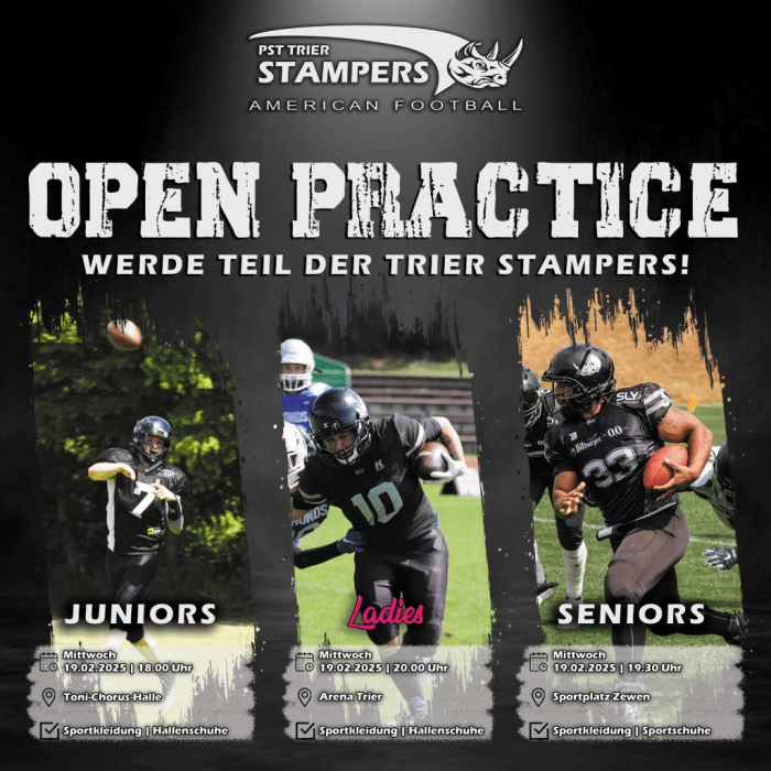 Offenes Probetraining